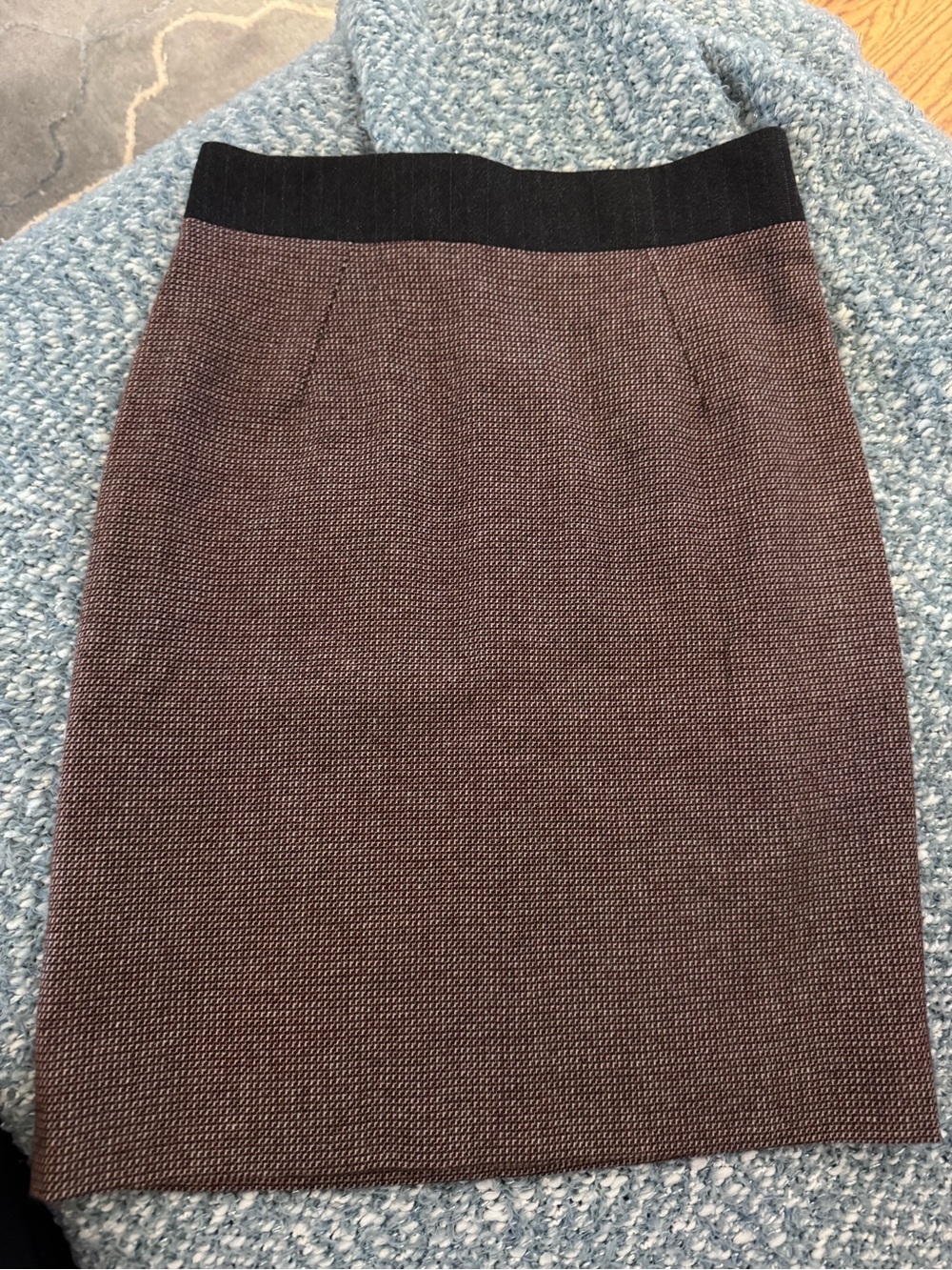 Kiton Knit Midi Skirt in Brown & Black Like New